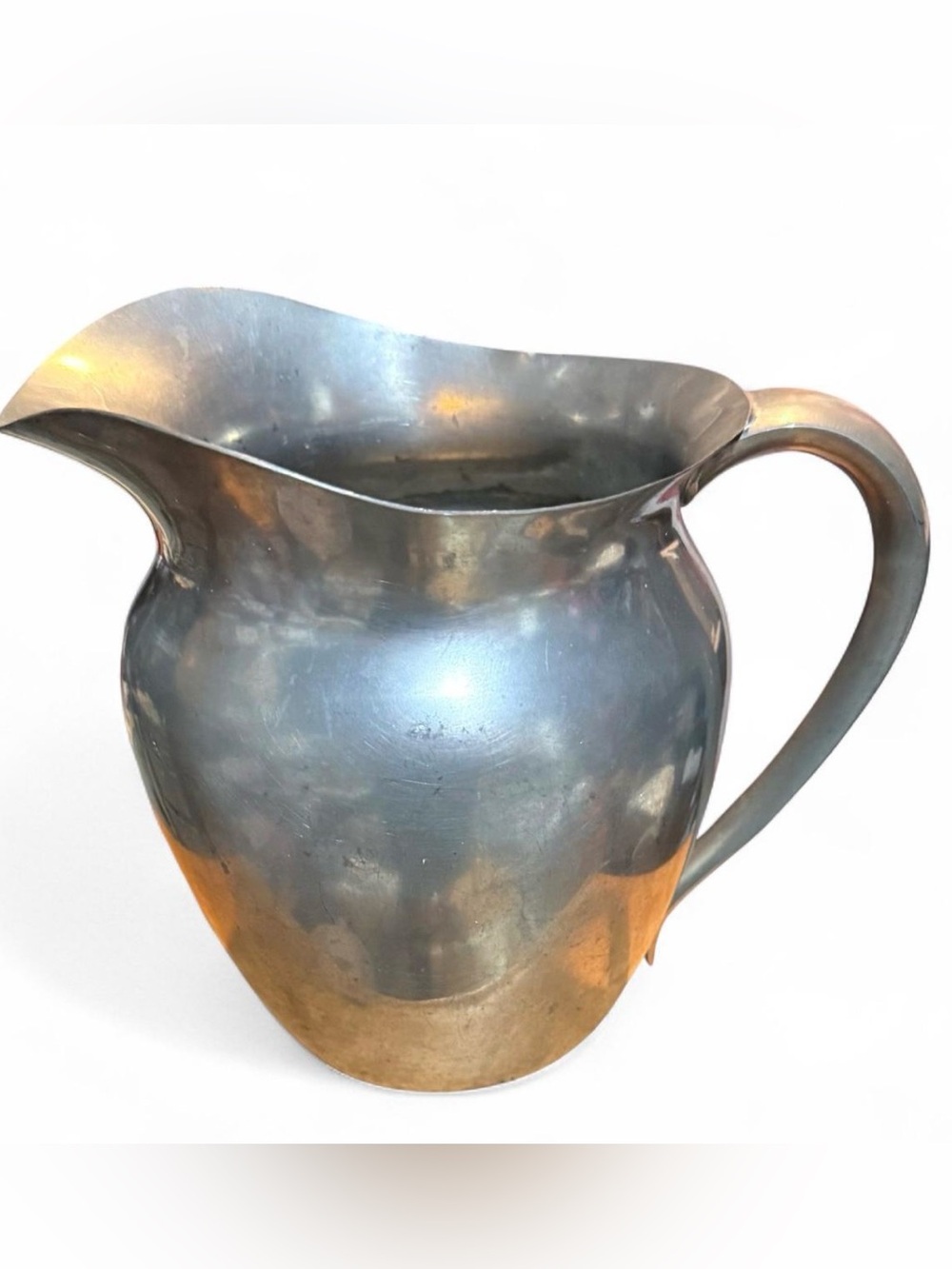 Vintage Cornwall Pewter Water Pitcher (Model 838)